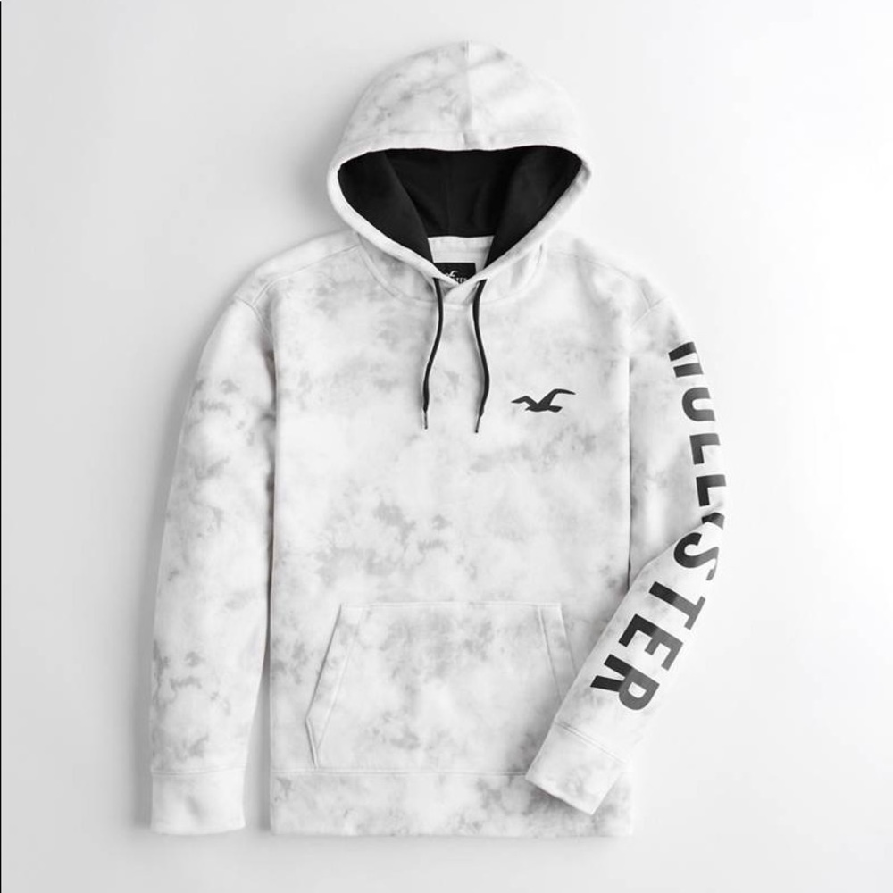 Tie-die Print Logo Hoodie